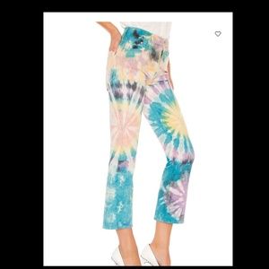 NWOT Mother Jeans The Tripper Swirling Secrets Size 28